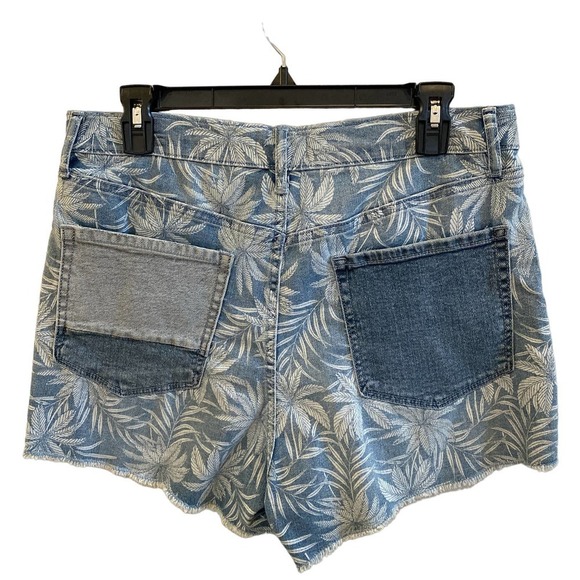 NWT JESSICA SIMPSON Infinite High Waist Short in Palm Bliss, size 30 - Picture 3 of 10